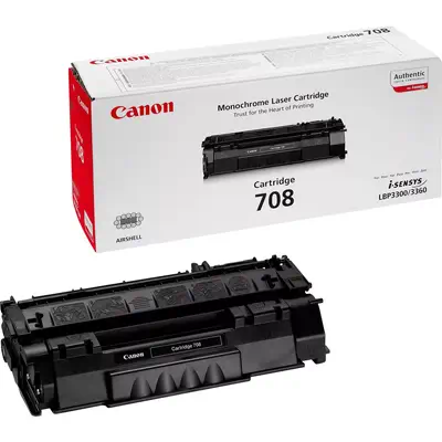 Achat CANON 708 cartouche de toner noir faible capacité 2.500 - 4960999270678