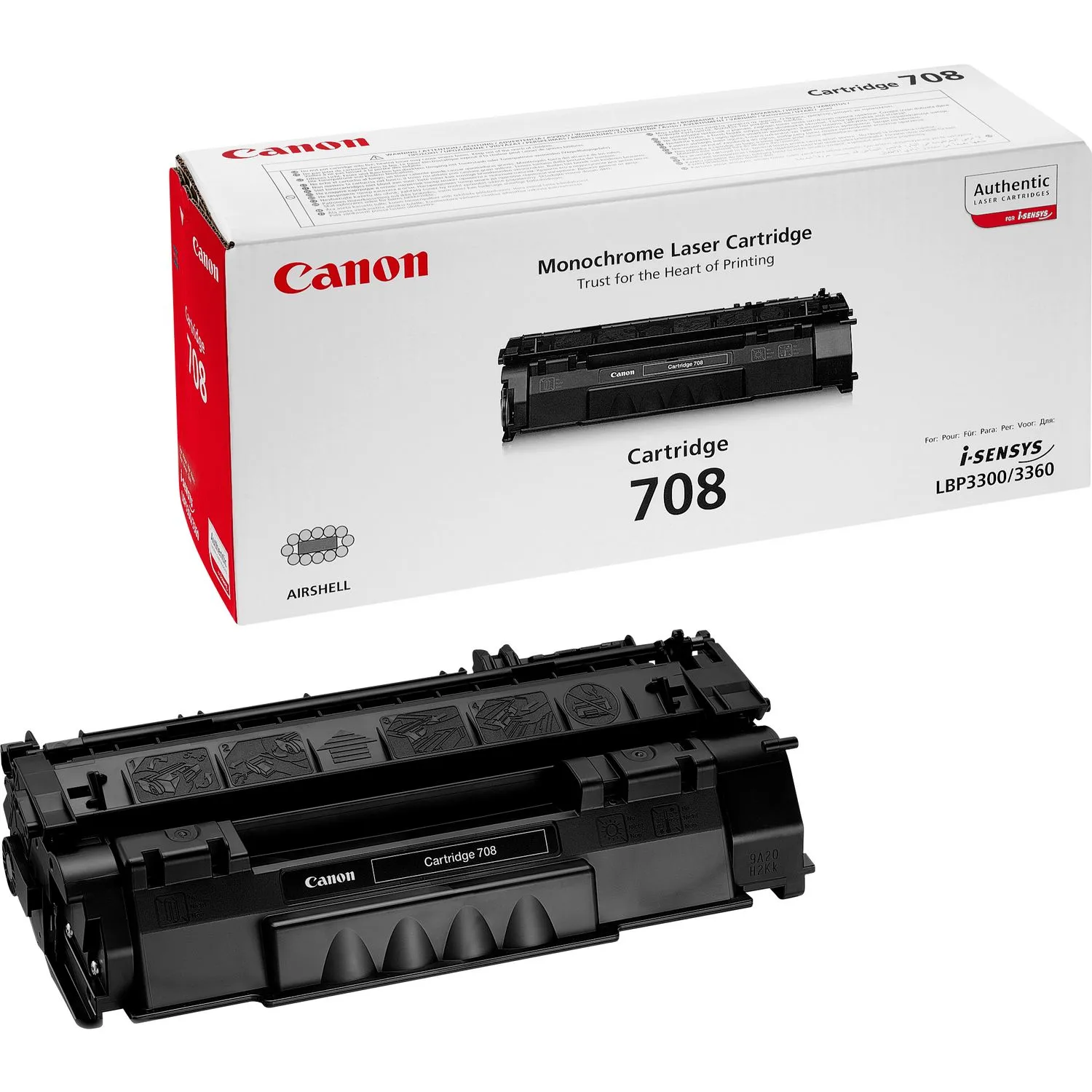 Revendeur officiel CANON 708 cartouche de toner noir faible capacité 2.500