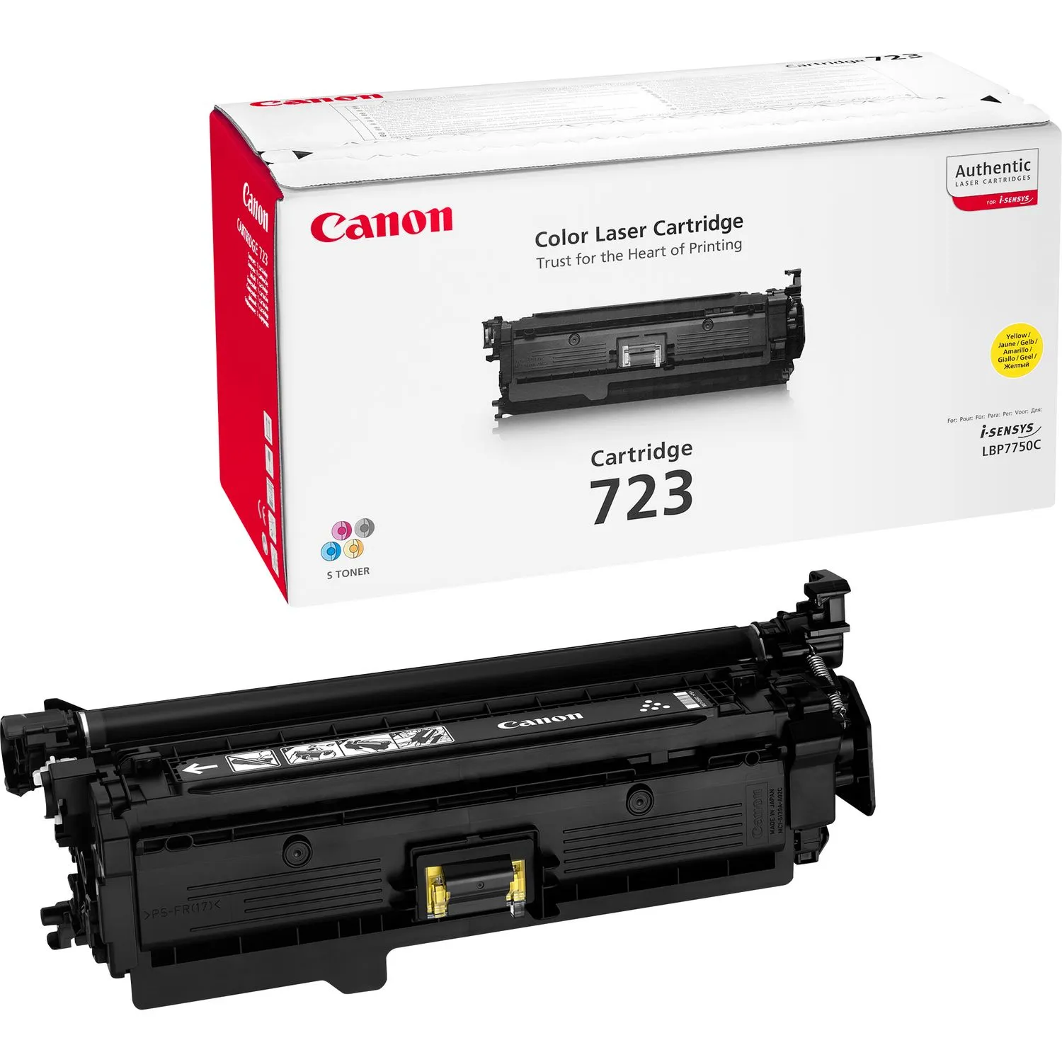 Achat CANON 723 cartouche de toner jaune capacité standard 8.500 au meilleur prix