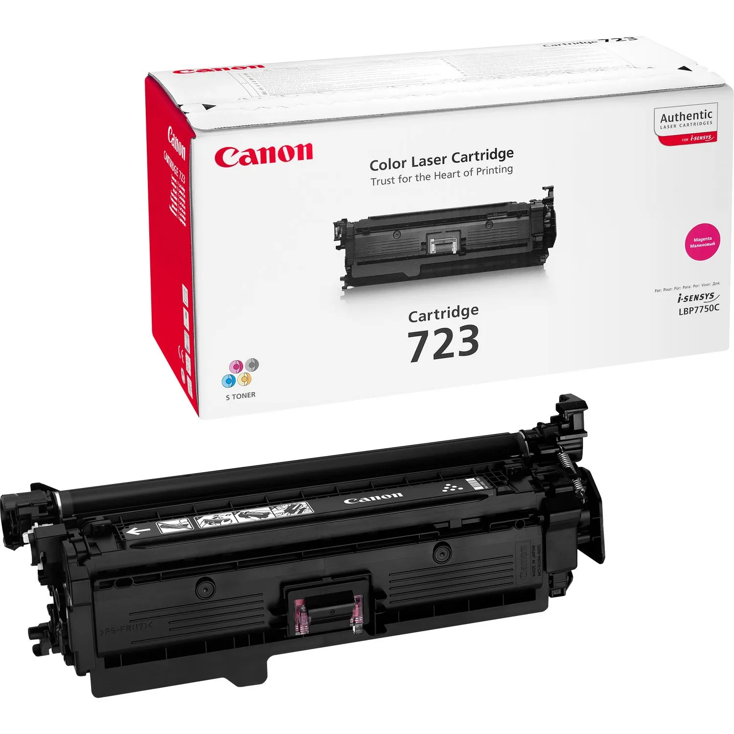 Achat CANON 723 cartouche de toner magenta capacité standard 8 au meilleur prix