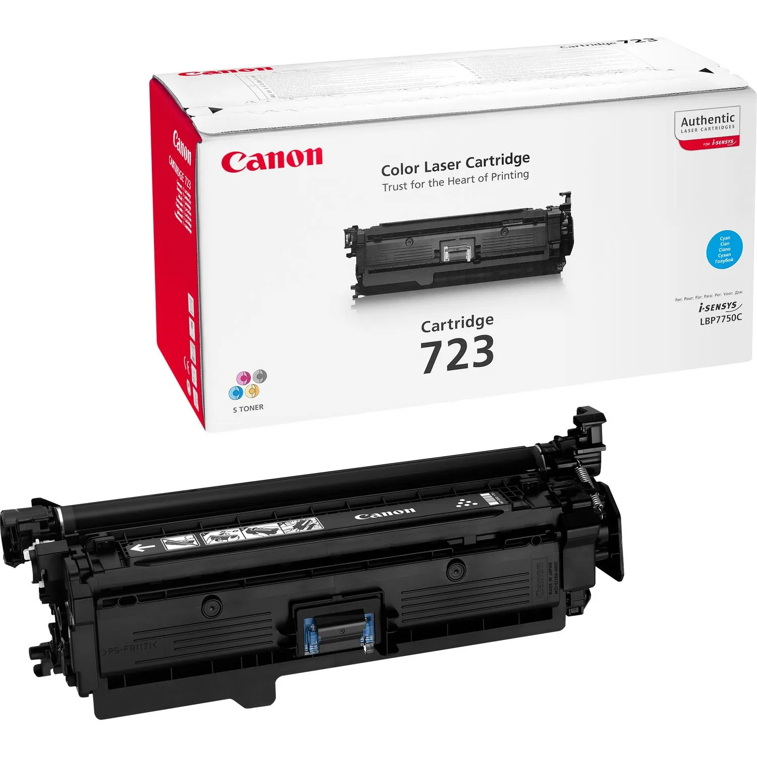 Achat CANON 723 cartouche de toner cyan capacité standard 8.500 au meilleur prix