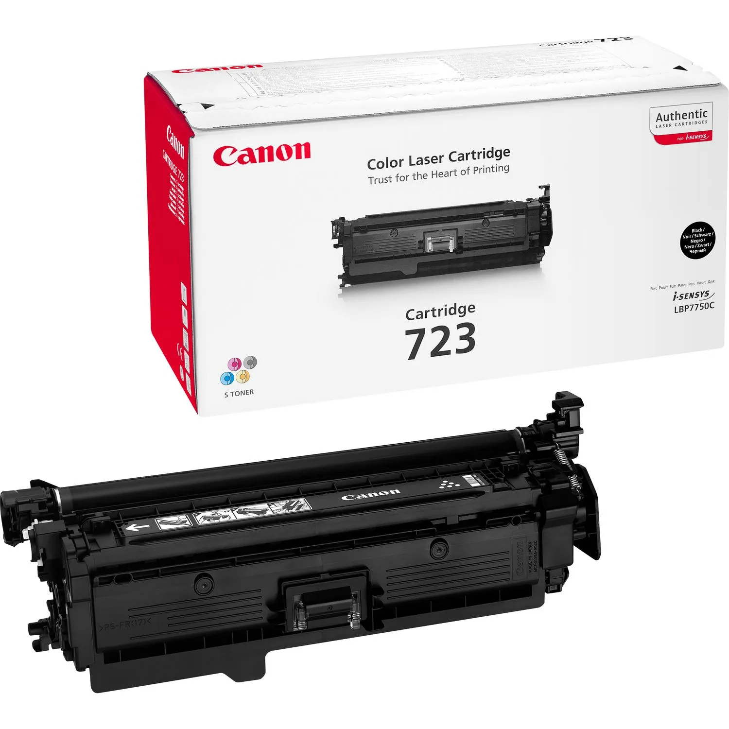 Achat Toner CANON 723 cartouche de toner noir capacité standard 5.000 sur hello RSE