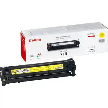 Revendeur officiel CANON 716 cartouche de toner jaune capacité standard 1.500