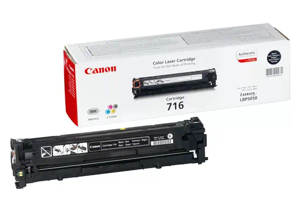 Canon Cartridge 716 Black Cartouche de toner 1 pièce(s) Original Noir - Toner - visuel 1