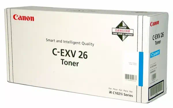 Revendeur officiel CANON C-EXV 26 cartouche de toner cyan capacité standard