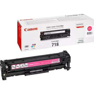 Canon CRG-718 M Cartouche de toner 1 pièce(s) Original Magenta - Toner - visuel 1