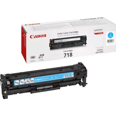 Achat CANON 718 cartouche de toner cyan capacité standard 2.900 au meilleur prix