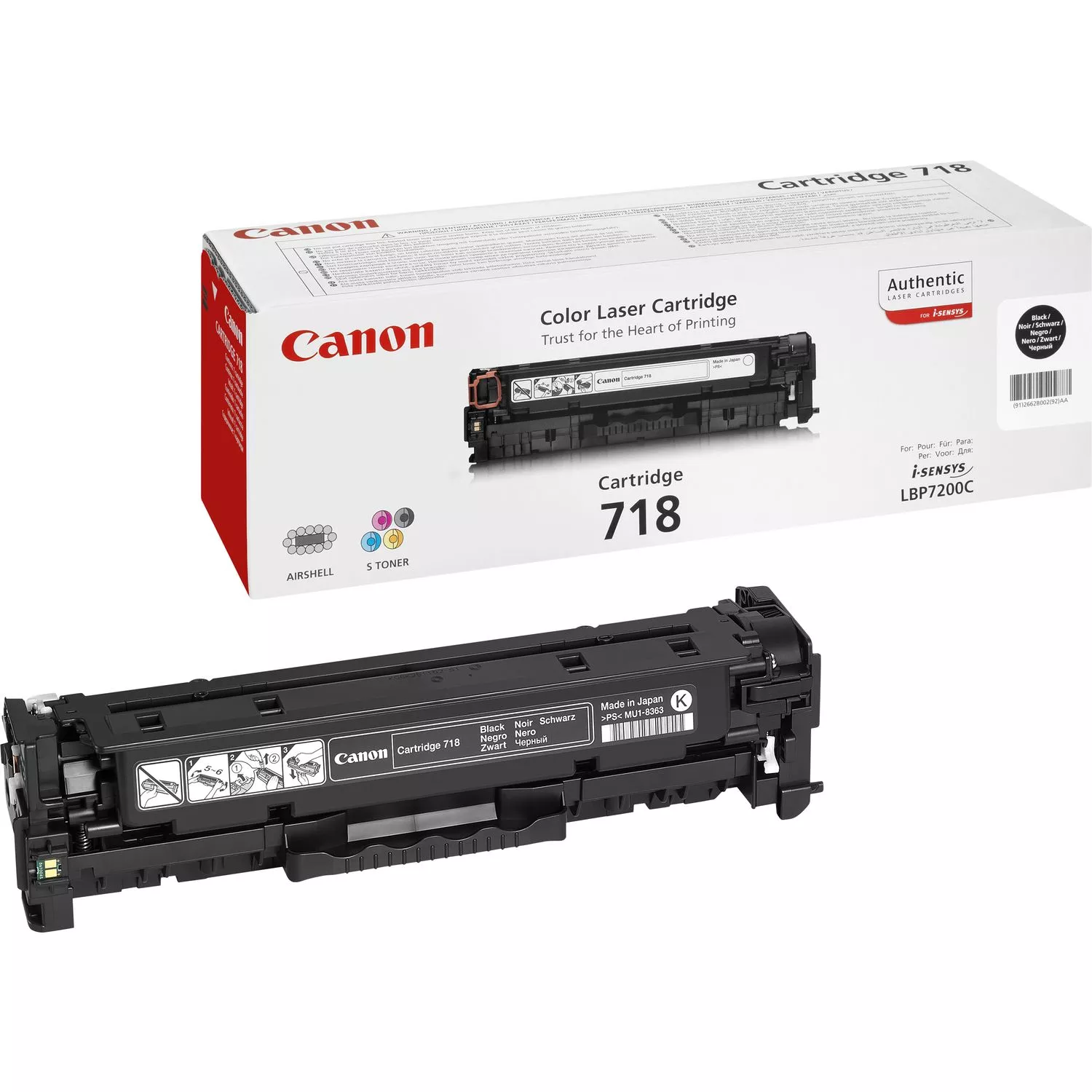 Achat CANON 718 cartouche de toner noir capacité standard 3.400 et autres produits de la marque Canon