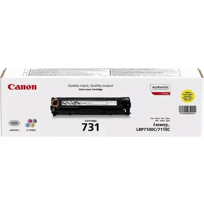 Canon 731 Cartouche de toner 1 pièce(s) Original Jaune - Toner - visuel 1