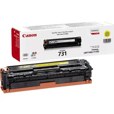 Canon 731 Cartouche de toner 1 pièce(s) Original Jaune - Toner - visuel 3