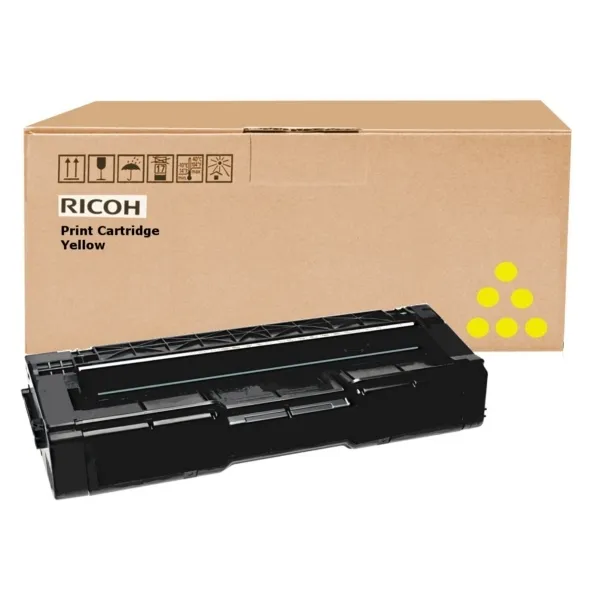 Ricoh 407639 Cartouche de toner 1 pièce(s) Original Jaune - Toner - visuel 1