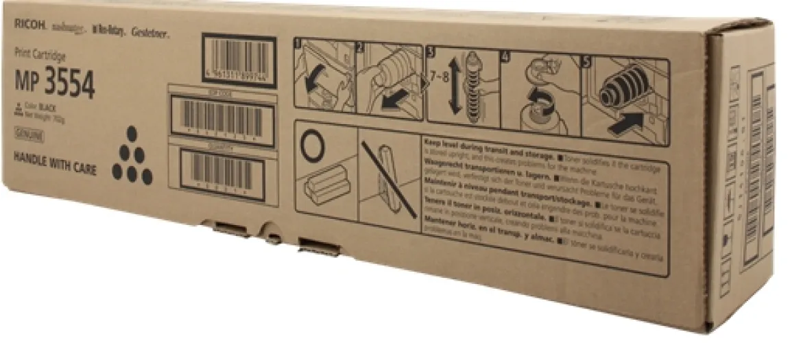Ricoh MP 3554 Cartouche de toner Original Noir - Toner - visuel 1