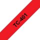 Achat BROTHER P-TOUCH TC-401 noir sur rouge 12mm sur hello RSE - visuel 3