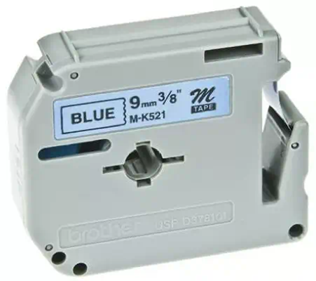 Achat Autres consommables BROTHER MK521BZ tape cassette blue black 8mx9mm none sur hello RSE