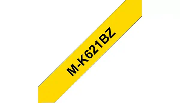 Brother M-K621B ruban d'étiquette Noir sur jaune - Autres consommables - visuel 2