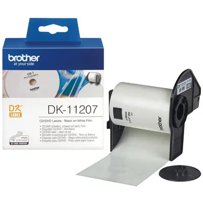 Brother DK-11207 ruban d'étiquette Noir sur blanc - Autres consommables - visuel 1