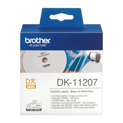 Brother DK-11207 ruban d'étiquette Noir sur blanc - Autres consommables - visuel 2