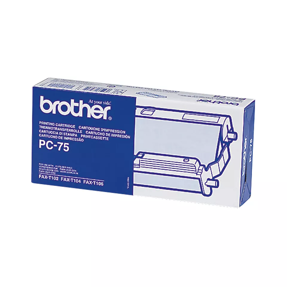 Vente BROTHER PC-75 cassette ruban noir 144 pages pack Brother au meilleur prix - visuel 2