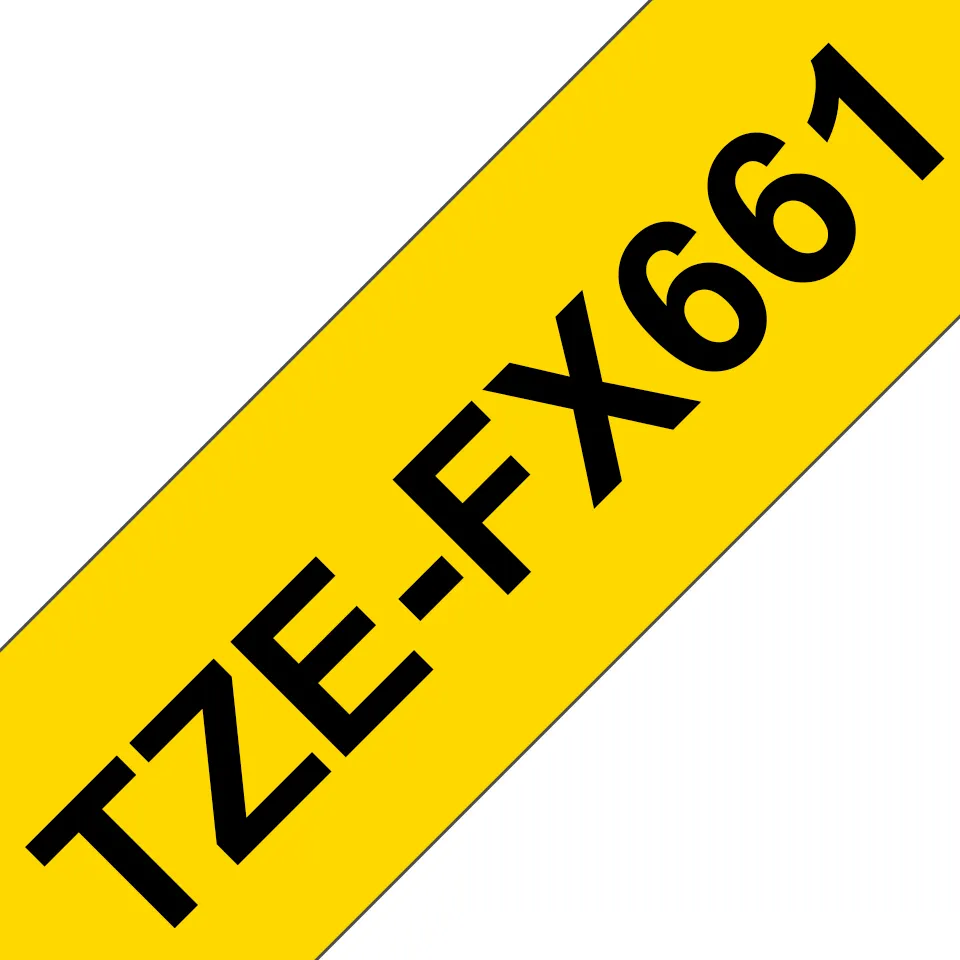 Brother TZE-FX661 ruban d'étiquette TZ - Autres consommables - visuel 1