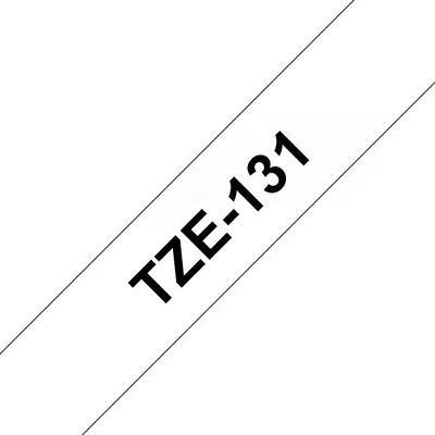 TZe-131 - Ruban pour étiqueteuse Brother original – Transparent, 12 mm de large - Autres consommables - visuel 1