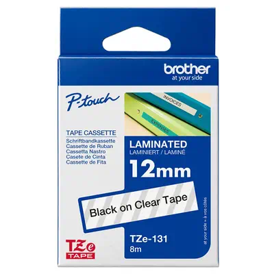 TZe-131 - Ruban pour étiqueteuse Brother original – Transparent, 12 mm de large - Autres consommables - visuel 3