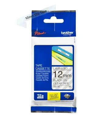 TZe-131 - Ruban pour étiqueteuse Brother original – Transparent, 12 mm de large - Autres consommables - visuel 3