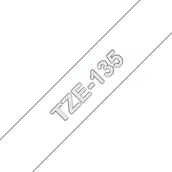 Avis Brother TZE-135 ruban d'étiquette Blanc sur transparent
