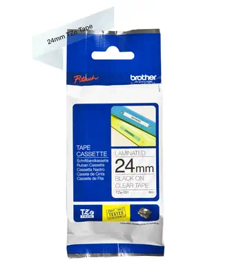Brother Ruban pour étiqueteuse 24mm - Autres consommables - visuel 3