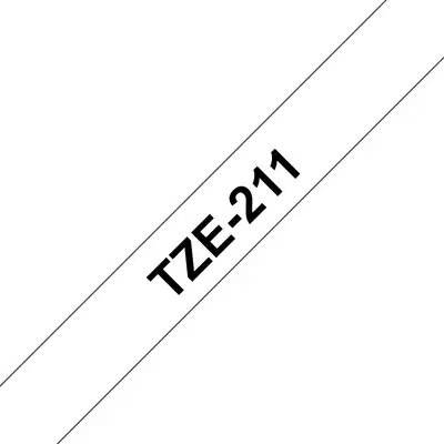 Brother TZe-211 ruban d'étiquette Noir sur blanc - Autres consommables - visuel 2