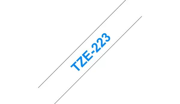 Vente BROTHER P-TOUCH TZE-223 bleu sur blanc 9mm Brother au meilleur prix - visuel 2