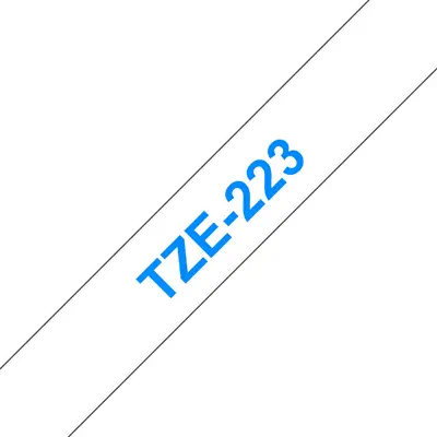 Achat BROTHER P-TOUCH TZE-223 bleu sur blanc 9mm sur hello RSE - visuel 3