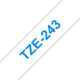 Vente BROTHER P-TOUCH TZE-243 bleu sur blanc 18mm Brother au meilleur prix - visuel 2