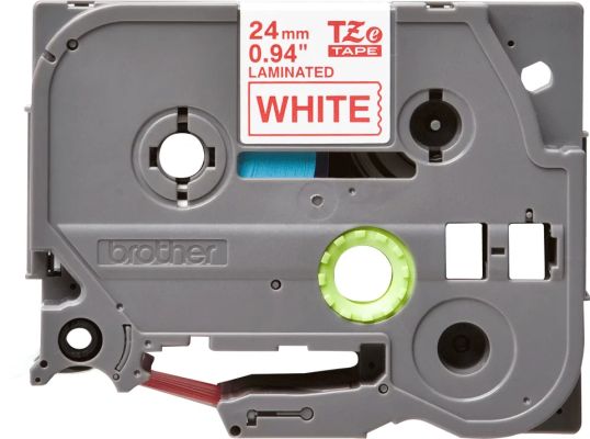 Vente BROTHER P-TOUCH TZE-252 rouge sur blanc 24mm Brother au meilleur prix - visuel 4