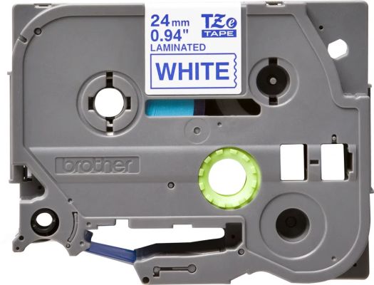 Vente BROTHER P-TOUCH TZE-253 bleu sur blanc 24mm Brother au meilleur prix - visuel 4