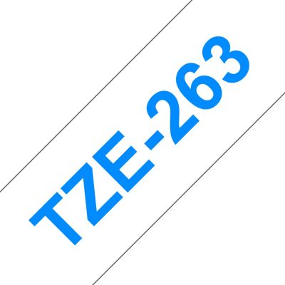 Achat BROTHER P-TOUCH TZE-263 bleu sur blanc 36mm sur hello RSE - visuel 3