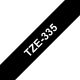 Achat BROTHER P-TOUCH TZE-335 blanc sur noir 12mm sur hello RSE - visuel 3