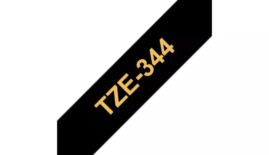 Vente BROTHER P-TOUCH TZE-344 gold sur noir 18mm Brother au meilleur prix - visuel 2