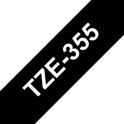 Achat BROTHER P-TOUCH TZE-355 blanc sur noir 24mm sur hello RSE - visuel 3