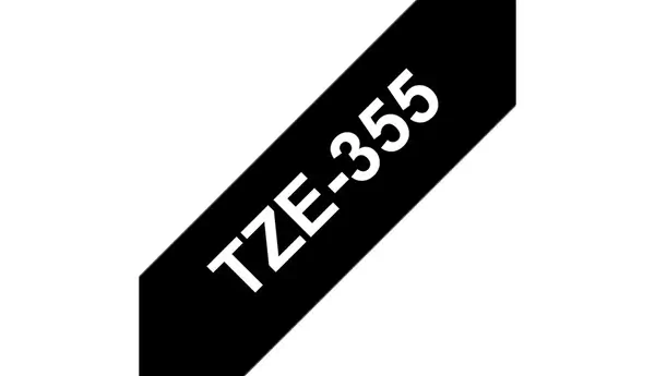 Vente BROTHER P-TOUCH TZE-355 blanc sur noir 24mm Brother au meilleur prix - visuel 2