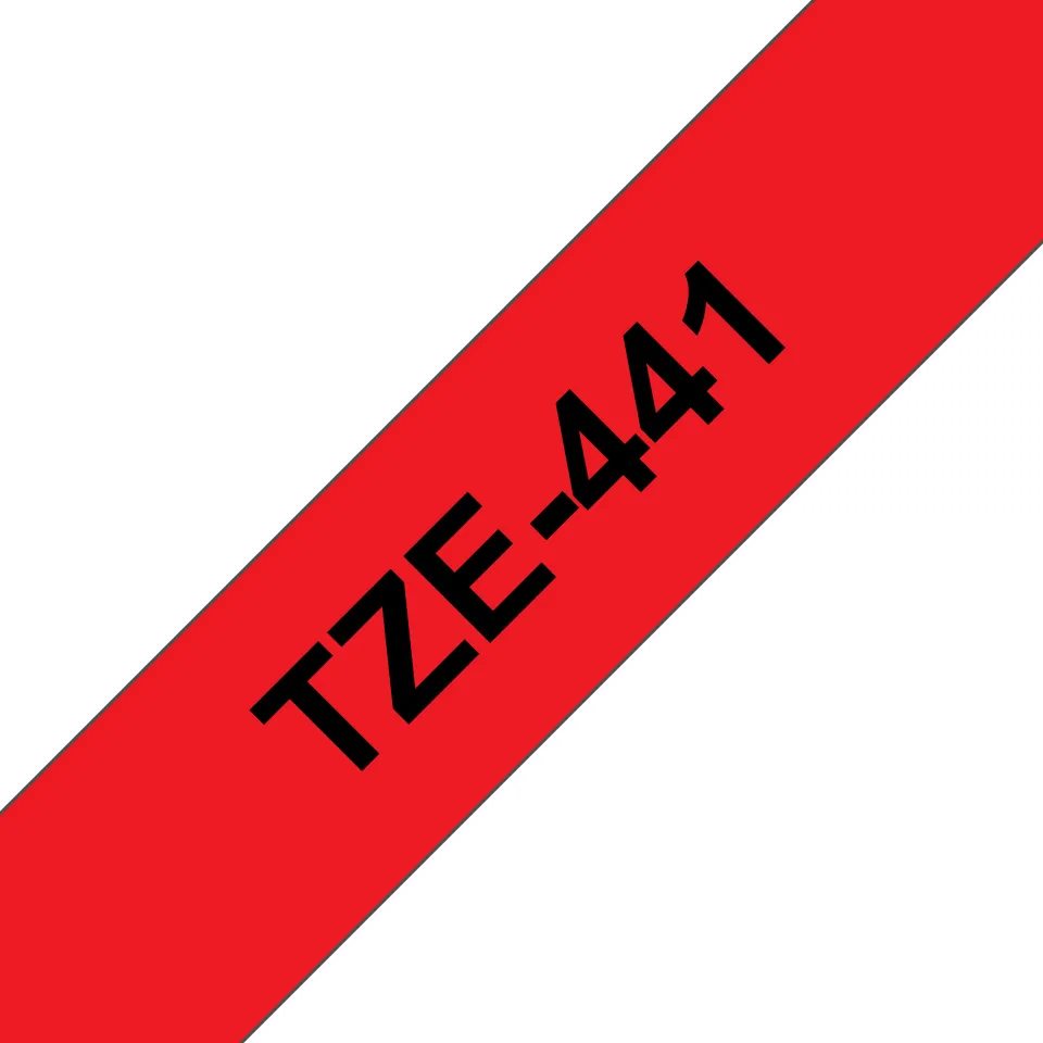 Achat BROTHER P-TOUCH TZE-441 noir sur rouge 18mm sur hello RSE - visuel 3