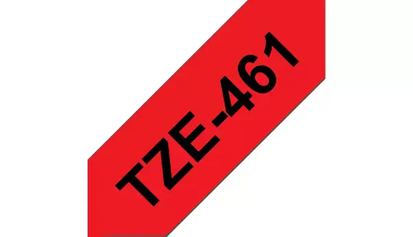 Vente BROTHER P-TOUCH TZE-461 noir sur rouge 36mm Brother au meilleur prix - visuel 2