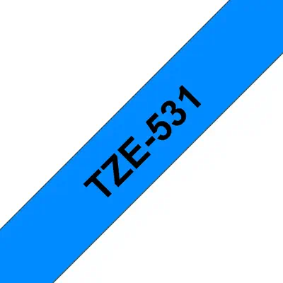 Vente BROTHER P-TOUCH TZE-531 noir sur bleu 12mm Brother au meilleur prix - visuel 2