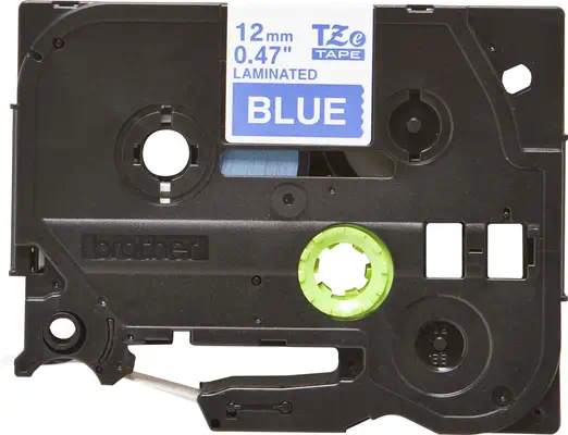 Brother TZE-535 ruban d'étiquette Blanc sur bleu - Autres consommables - visuel 2