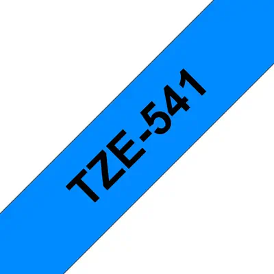 Achat BROTHER P-TOUCH TZE-541 noir sur bleu 18mm sur hello RSE - visuel 5