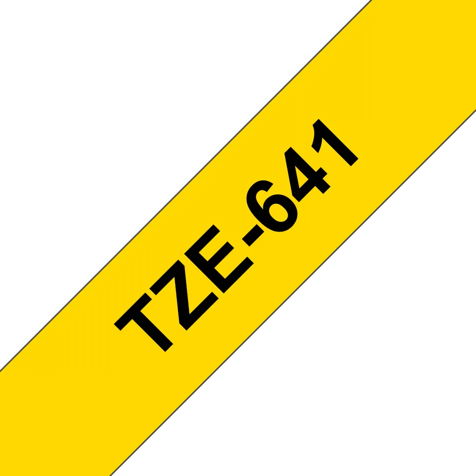 Vente BROTHER P-TOUCH TZE-641 noir sur jaune 18mm Brother au meilleur prix - visuel 4
