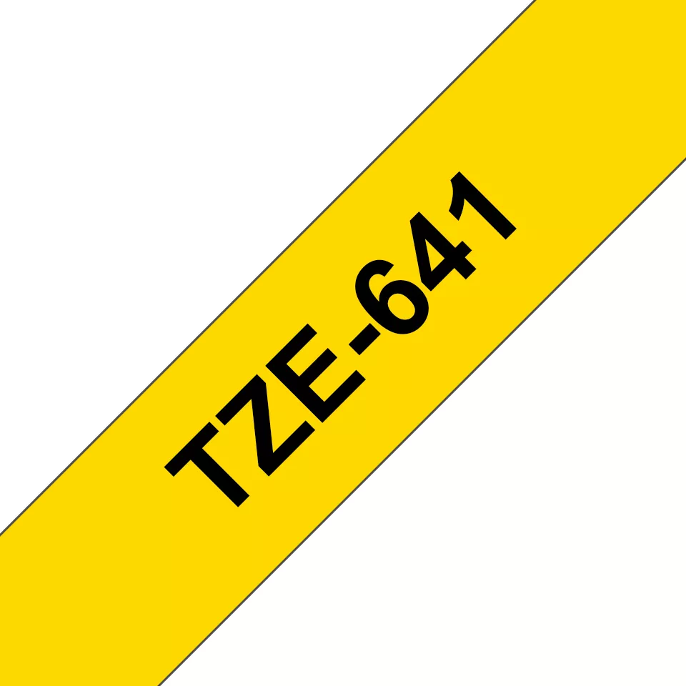 Achat BROTHER P-TOUCH TZE-641 noir sur jaune 18mm sur hello RSE - visuel 3