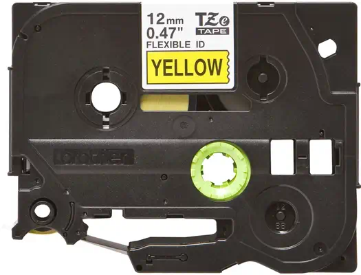 Achat BROTHER P-TOUCH TZE-FX631 noir sur jaune 12mm sur hello RSE - visuel 3