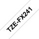 Vente BROTHER P-TOUCH TZE-FX241 noir sur blanc 18mm Brother au meilleur prix - visuel 4