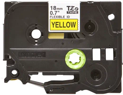 Achat BROTHER P-TOUCH TZE-FX641 noir sur jaune 18mm sur hello RSE - visuel 3