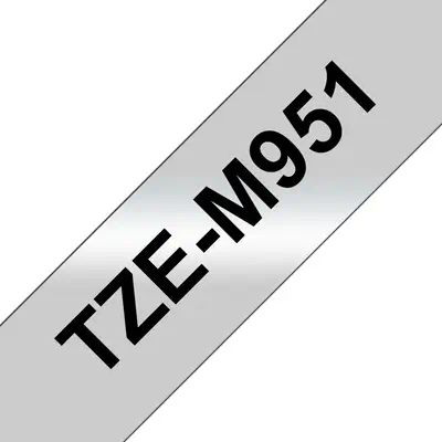 Achat BROTHER P-TOUCH TZE-M951 noir sur silver-matt 24mm sur hello RSE - visuel 5